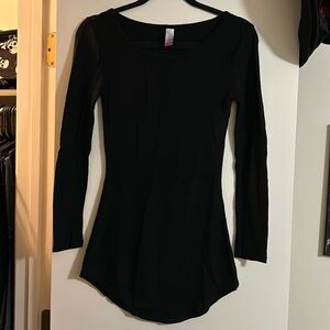 Soft Black Mini Dress